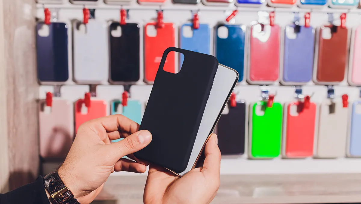 transparent back cover